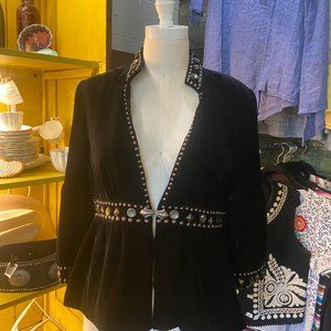 Black Studded Jacket (NEVER WORN)